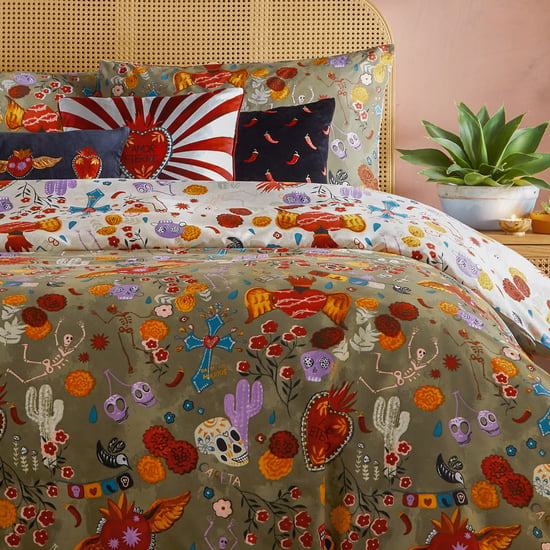 furn. Chillies Embroidered Cushion Cover