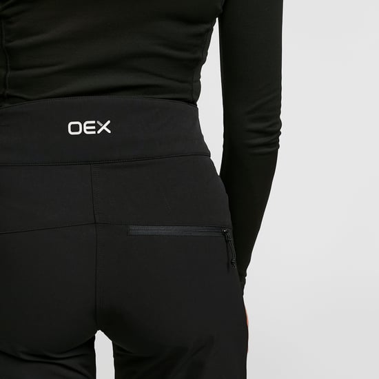 OEX Women's Strata Water Repellent Softshell Walking & Hiking Trousers with Zipped Pockets