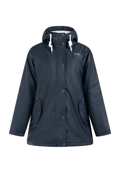 ICEBOUND Regenjas met teddy voering Dames marine - Image 1