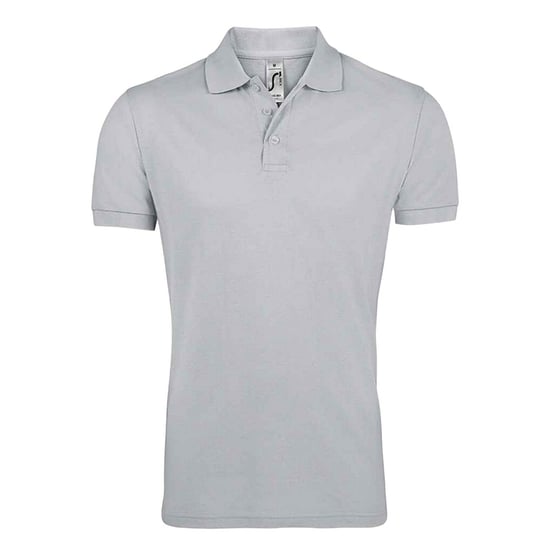 SOLS Heren Prime Pique Poloshirt met korte mouwen (Puur Grijs) - Image 1