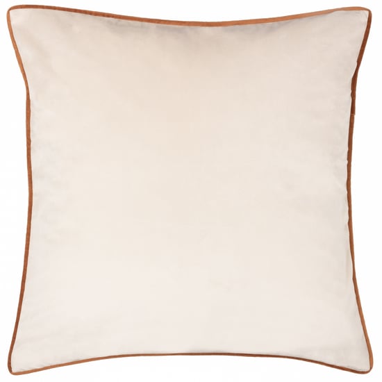 Paoletti Meridian Soft Velvet Piped Cushion Cover
