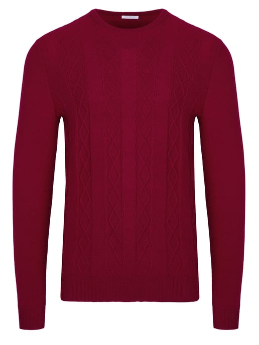 Malo Optimum kasjmier trui rood - Image 1