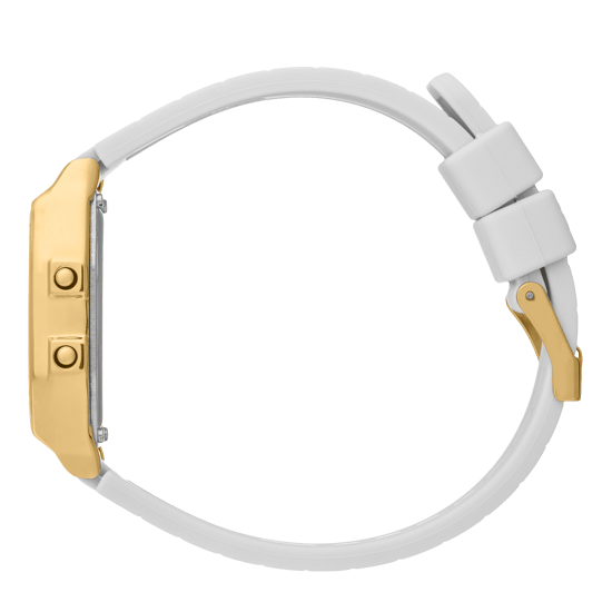 Ice Watch Ice Digit Retro - Metal Gold Mirror - White Women's White Watch 022733
