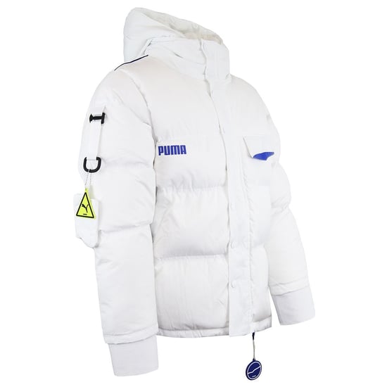 Puma x Ader Fout Lange Mouw Zip Up Wit Heren Donzen Pufferjas - Image 2