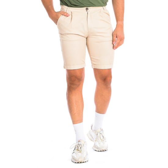 Men's Bermuda shorts with straight cut hem TMB004-TL121
