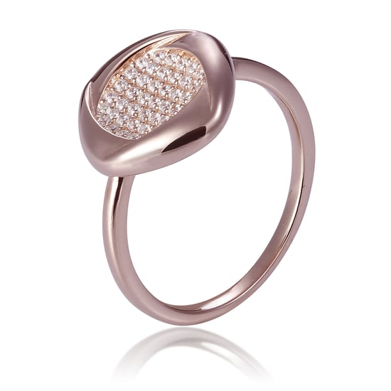 Orphelia 'Amalia' Women's 925 Sterling Silver Set: Necklace + Earrings + Ring - Rose SET-7442