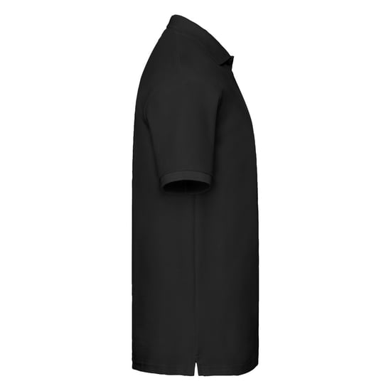 Fruit of the Loom Heren Premium Piqué Poloshirt (Zwart) - Image 3