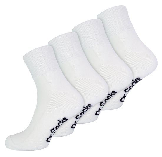 Dr.Socks - Bamboe diabetische enkelsokken voor heren - Wit - Image 1