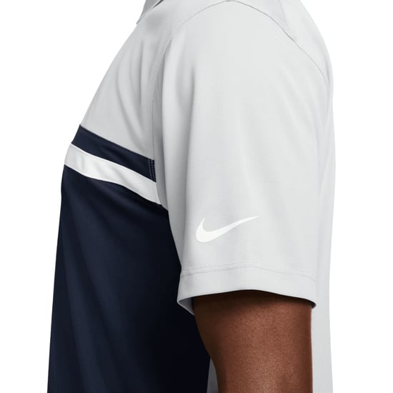 Nike Heren Victory Dri-FIT Golf Poloshirt (Licht rookgrijs/bsidiaanblauw) - Image 2
