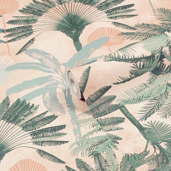 Malaysian Palm Printed Wallpaper