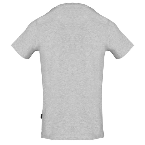 Aquascutum Block Brand Logo Grey T-Shirt