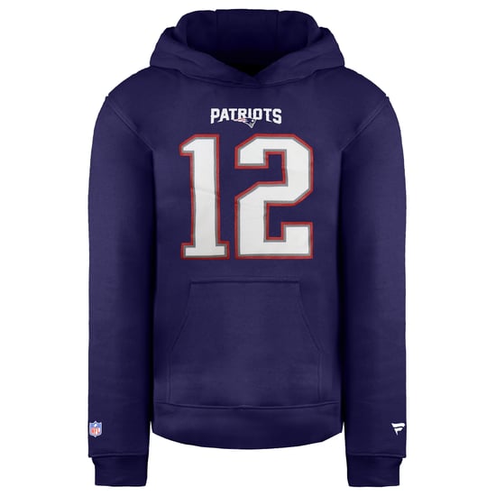 Fanatics NFL New England Patriots Tom Brady Trui Naam Nummer Hoodie - Image 1