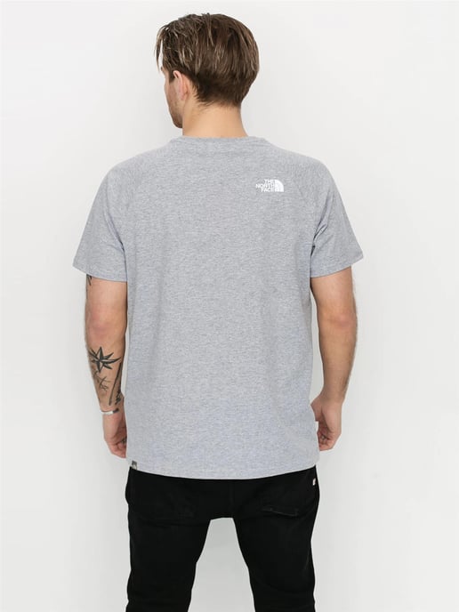 The North Face Heren Reglan Sleeve NSE T Shirt Grijs - Image 2