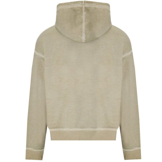 Dsquared2 Cipro Fit klein logo mastiek beige hoodie - Image 2