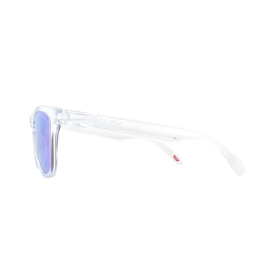 Oakley Square Unisex Polished Clear Prizm Violet Sunglasses
