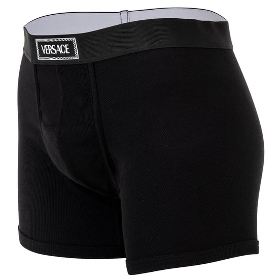 Versace Trunk Tex Geribde Katoenen Boxershort - Image 2