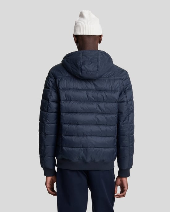 Donker marineblauw gewatteerd gewatteerd jack van Lyle & Scott - Image 4