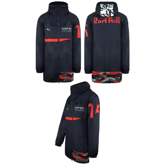 Puma Red Bull Racing RCT Long Sleeve Zip Up Navy Blue Mens Long Jacket 577760 01
