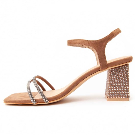 Montevita Heel Sandal Sanndarey10 in Bruin - Image 5