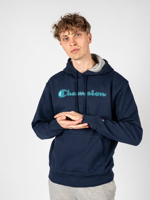 Champion Sweatshirt Hoodie Men's Blue