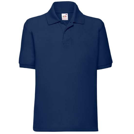 Fruit of the Loom Kinder/Kids Piqué Poloshirt met Korte Mouwen (Marine) - Image 1