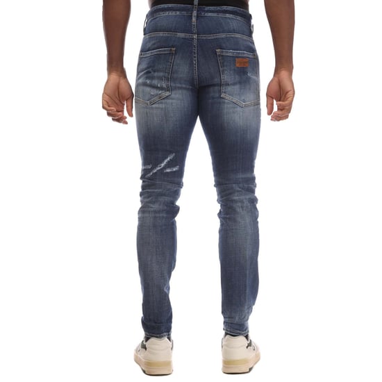 Heren DSquared2 Cool Guy Skinny-Fit Jeans in Blauw - Image 2