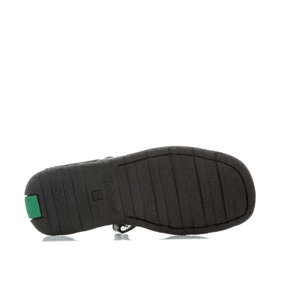 Girl's Kickers Children Fragma Pop Leather Shoes in Black - Image 4