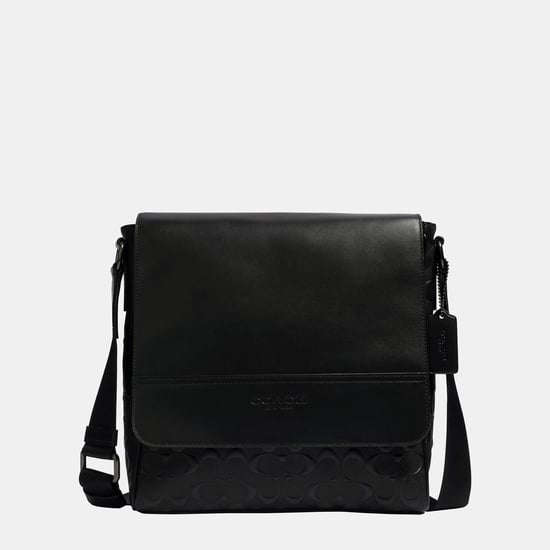 Houston Map Bag in Signature Leather