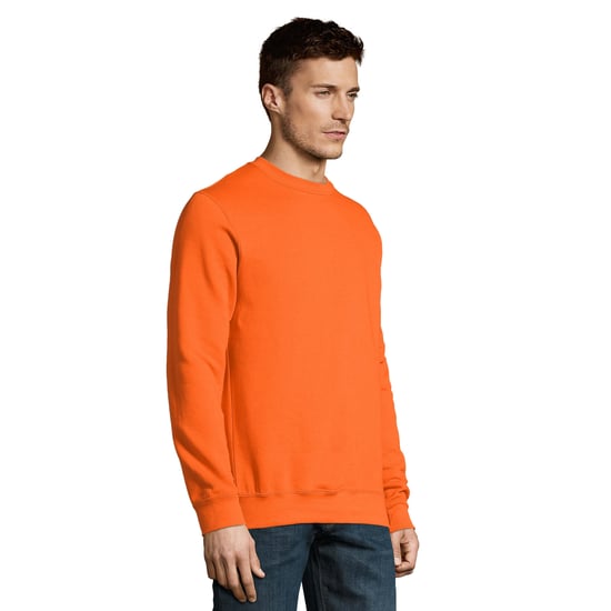 SOLS Uniseks Adult New Supreme Sweatshirt (Oranje) - Image 3