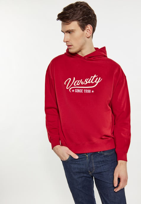 Mo Sweatshirt Heren wijnrood - Image 3
