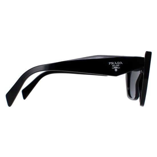Prada PR19ZS 1AB5S0 zwarte donkergrijze zonnebril - Image 4
