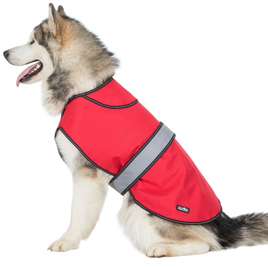 Trespass Duke Weatherproof Dog Jacket With Removable Inner Fleece (Red)