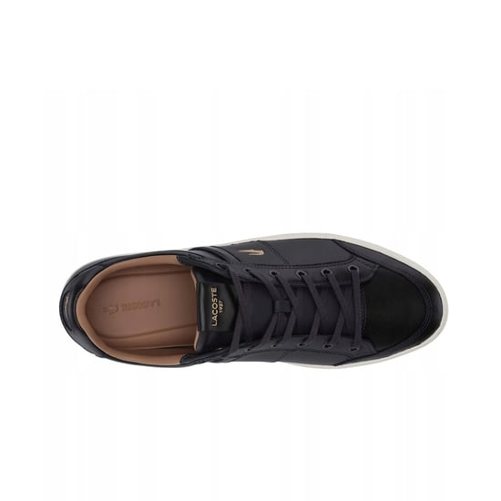 Lacoste Courtline 120 1 Mens Black Trainers