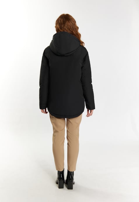 Dreimaster Arctische winterjas Dames zwart - Image 4