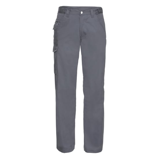 Russell Werkkleding Heren Polycotton Twill Broek / Broek (Regular) (Konvooi Grijs) - Image 1
