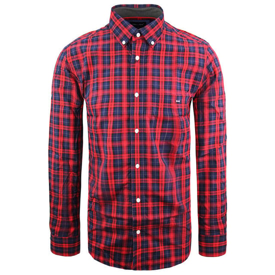 Eden Park Regular Heren Rood Oxford Overhemd - Image 1