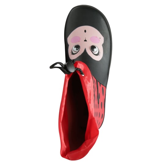 Dare 2B Childrens/Kids Mudplay Dinosaur Wellingtons (Red/Black Solid)