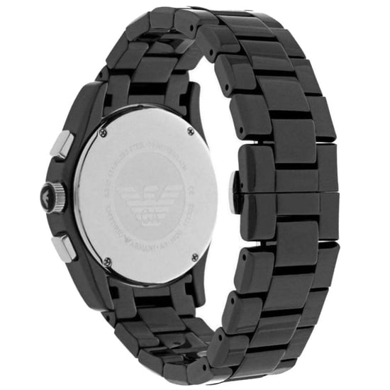 Emporio Armani AR1401 Chronograaf Ceramica Zwart Herenhorloge - Image 2