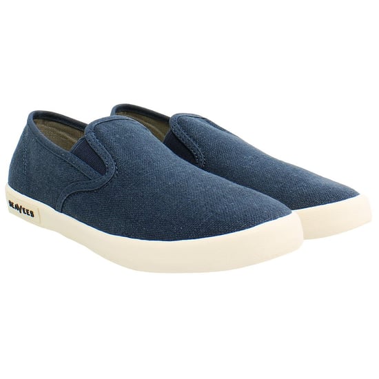 Seavees Baja Standard Dames Blauwe Plimsolls - Image 2