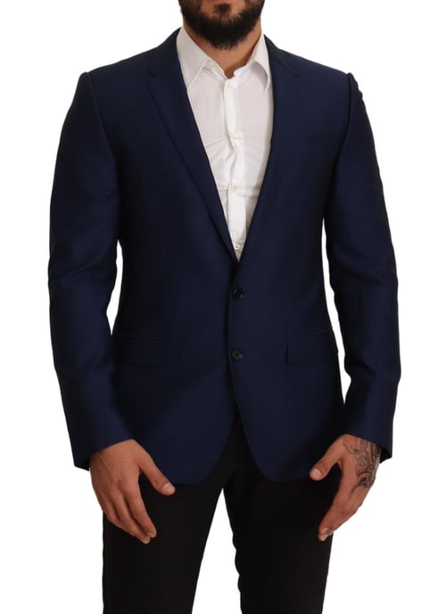 Nieuwe Marineblauwe Slim Fit Jas - Image 3