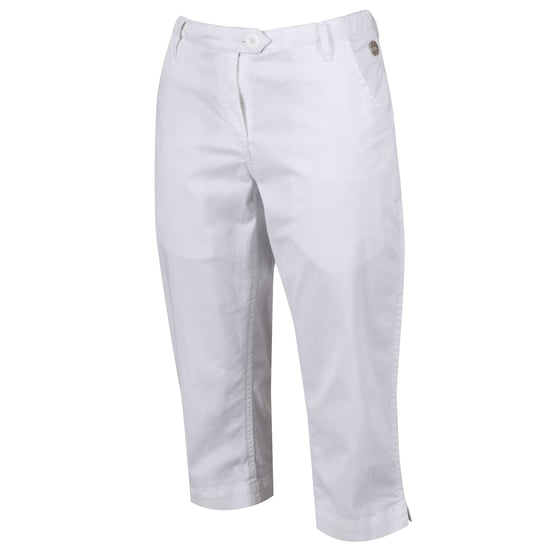 Regatta Dames/dames Maleena II Casual Capri Broek (Wit) - Image 5