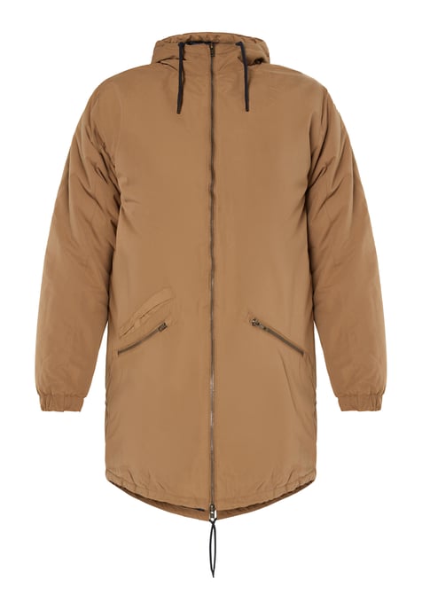 Mo Gewatteerde parka Heren Kameel - Image 1