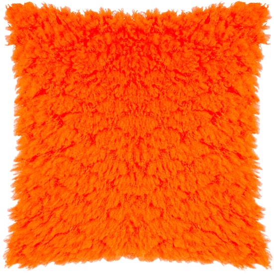 Heya Home Fluff Ball Faux Fur Polyester Filled Cushion - Image 1