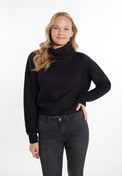 Mymo Gebreide trui Dames zwart - Image 3