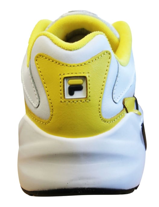 Fila Mindblower Mens White/Yellow Trainers