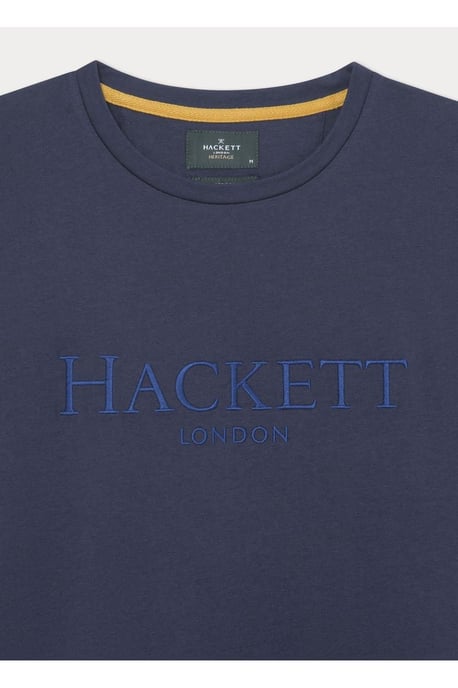 Heritage Classic Large Logo Short Sleeve T-shirt Navy