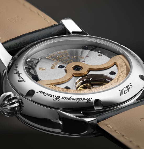 Frédérique Constant Classic Moonphase Heren Horloge Blauw FC-716S3H6 - Image 4