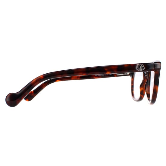 Moncler Rectangular Mens Dark Havana Glasses