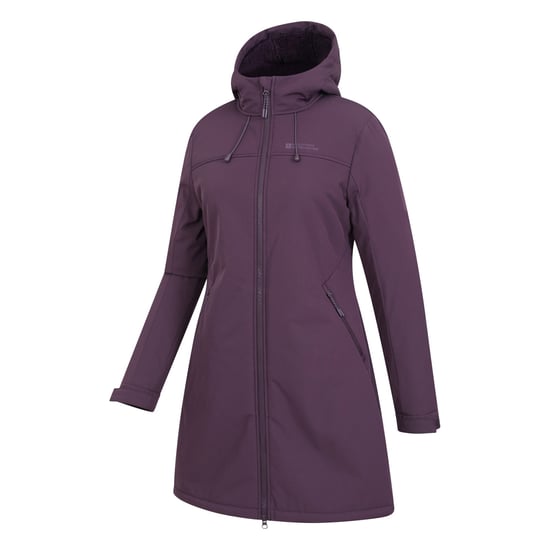Mountain Warehouse Dames/Dames Fern Longline Zachte Shell Jas (Paars) - Image 3
