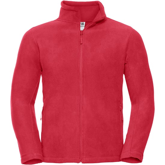 Russell Heren Full Zip Outdoor Fleece Jacket (Klassiek rood) - Image 6